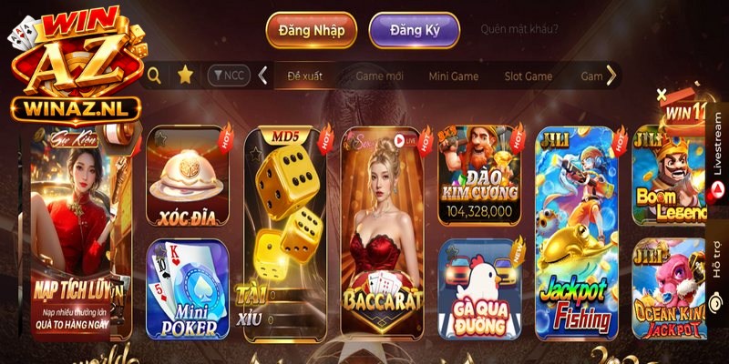 Winaz cực kỳ nổi bật hiện nay với nhiều phiên bản game hiện đại