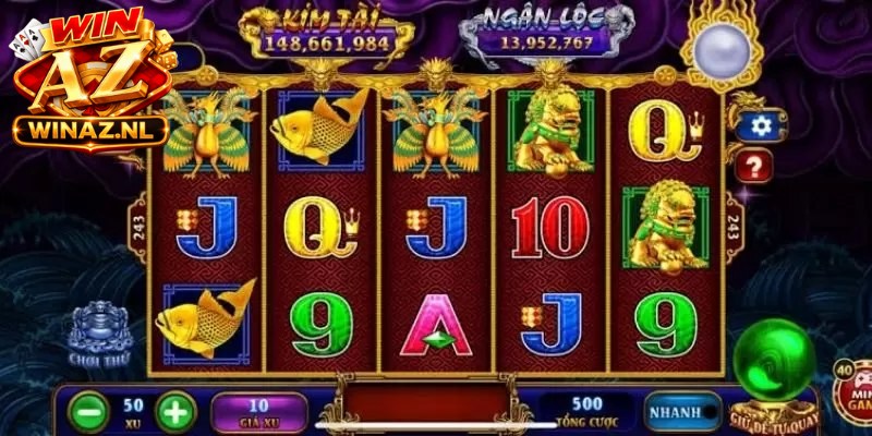 Kho Báu Tứ Linh thuộc top nổ hũ hot lấy ý tưởng từ bốn thánh thú
